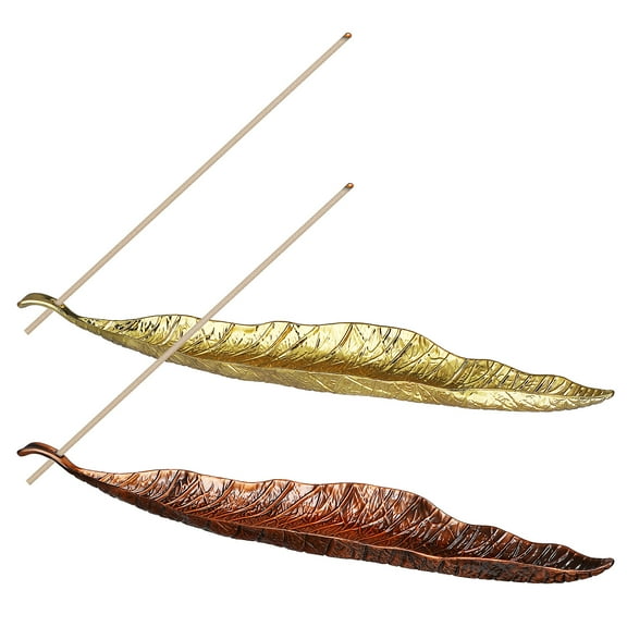 Hytrove Elegant Incense Holder 2Pcs Zinc Alloy For Use