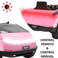 thumbnail image 2 of Montable Eléctrico para Niños Cyber Model Truck con Luces y Sonido Batería 12v Control Remoto Bluetooth - Rosa, 2 of 7