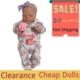 thumbnail image 2 of 43CM Lifelike Reborn Baby Dolls Sleeping Girl Adorable Complete Finished Cheap Doll Toy Figure Birthday Gift For Girls lolUnited States Gao Jinjia LED, 2 of 2