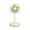A, variant on zhonghuaying 1 pack Flexible Bend Link Tube Table Rest Air Circulator, Radial Slat Frame Desktop Air Mover, Round Flat Base Stationary Air Blower For Desk Study Indoor Leisure Space B
