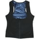 thumbnail image 3 of Chaleco de sauna con calefacción, camiseta sin mangas transpirable, entrenador de cintura con cremallera, corsé deportivo para mujer, L/XL, 3 of 15