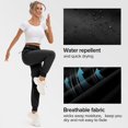 thumbnail image 6 of SPEEDRUN Womens Golf Pants with Zipper Pockets Casual Drawstring Elastic Sweatpants Quick Dry Lounge Yoga Joggers for Women Business Work Pants, 6 of 6