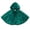 Green, variant on Toddler Kids Boys Girls Unisex Velvet Hooded Cape with Tie Front Closure for Festive Holiday Party Dress Up and Themed Outerwear Poncho 12-18 Months Spring Fall Winter Jacket