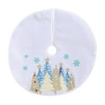 thumbnail image 3 of Xuniizn Christmas Tree Skirt Multicolor Cloth Tree Skirts for Xmas Decor, Party Festive Merry Christmas Decorations for Home, 3 of 7