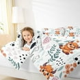 thumbnail image 4 of Homewish Brown Highland Cow 2pcs Bedding Comforter Set for Teens Boys Girls,Flower Animal Twin Comforter Sets,Dreamy Princess Breathable Bedding Set,Ultra Soft Home Decor,Reversible, 4 of 8