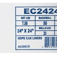 thumbnail image 4 of McKesson Trash Can Liners, Light Duty - Clear, 5 Mic, 10 gal, 24 in x 24 in, 1000 Ct, 4 of 6
