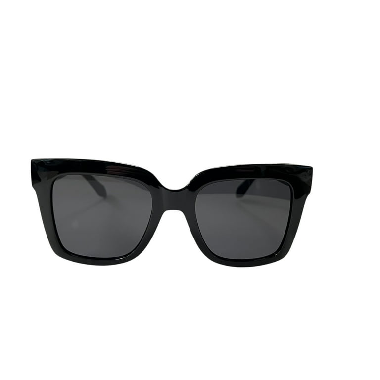 Quay Australia Icy 52MM Oversized Square Sunglasses- Black Fade Quay Australia Icy Sunglasses - Go-Optic.com main image 4