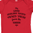 thumbnail image 4 of Inktastic My Little Heirloom Tomato Picked Fresh From the Garden Boys or Girls Baby Bodysuit, 4 of 5