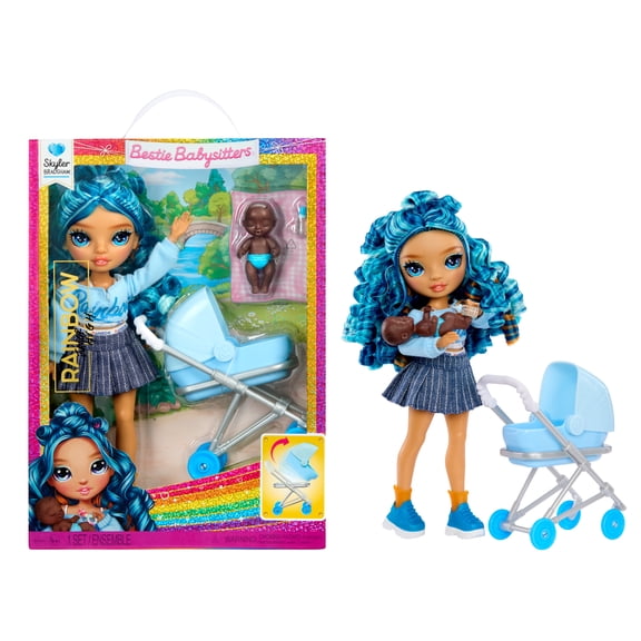 Rainbow High Jr. High Bestie Babysitters – Skyler Bradshaw, 9” Fashion Doll