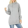 thumbnail image 2 of Womens Side Tie Pullover Sweatshirt Hoodie, 2 of 2