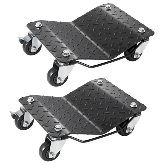 Juego de 2 muñecos Wheel Dolly VEVOR para mudanzas de coche de 3000 libras