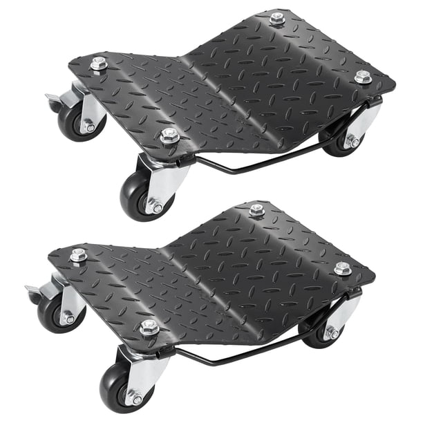 Juego de 2 muñecos Wheel Dolly VEVOR para mudanzas de coche de 3000 libras