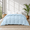 Blue, variant on Unikome Goose Feather Fiber Lightweight Comforter, Duvet Insert with RDS Natural Fill, OEKO-TEX Certified, Box Stitch, 4 Corner Loops, Cal King 108 x 94 in, Blue