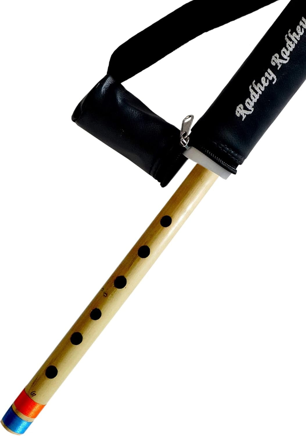 Musical Combo Flutes D Sharp 7 Hole (17 Inch) & FF (21 Inch) Bamboo Flute Bansuri with Flute Carry Bag Free By Indian Collectible