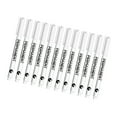 thumbnail image 6 of 1/12Pcs White Paint Pen Water Resistant 0.2mm Tip White Permanent Marker For Painting on Paper Leather Metal Glass, 6 of 8