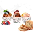thumbnail image 2 of Hongchun 100 Pcs Moules à Muffins en Papier Mini Cupcakes (Point Coloré), 2 of 5