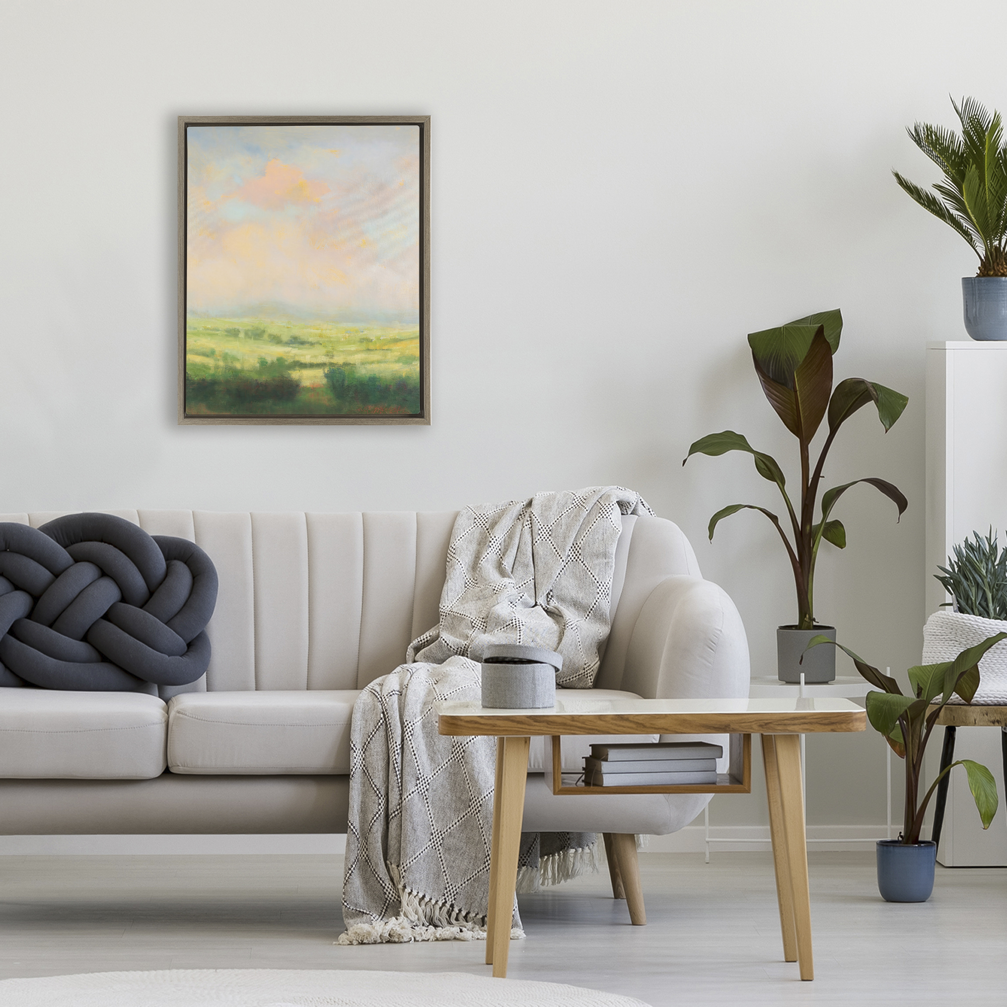 Stupell Industries Springtime Farnese Landscape Brown Framed Floater Canvas Wall Art, design by William McCarthy