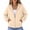 Khaki, variant on UDAUDU Zip Up Y2k Hoodies for Women 2026 Fall Casual Long Sleeve Sweatshirts Lightweight Comfort Soft Jackets Gray M