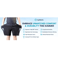 thumbnail image 7 of Men's Ice Stretch Quick Dry Shorts, Zip Pocket Quick Dry Sports Shorts, Men's Plus Size Ice Stretch Shorts, 7 of 7