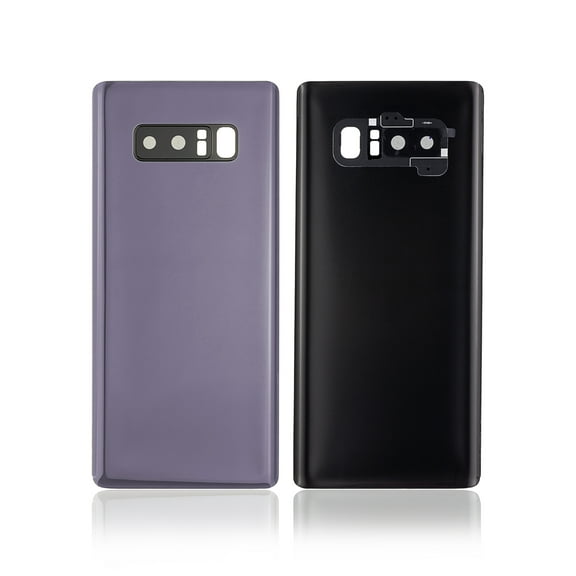 Replacement Back Cover Glass With Camera Lens Compatible For Samsung Galaxy Note 8 (Orchid Gray)