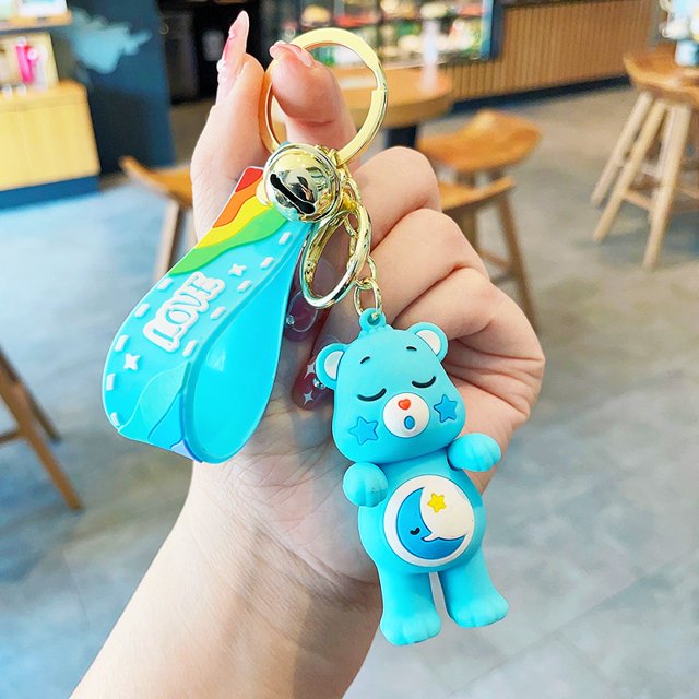 care bear Rainbow Llavero Lindo Juguete Bolsa Colgante