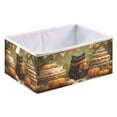 thumbnail image 2 of Storage Basket Foldable Open Organizers for Clothes Toys Books11.02x11.02x11.02in Black Cat Halloween Party, 2 of 8