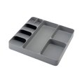 thumbnail image 4 of Organizador de utensilios compacto, soporte para utensilios, portátil, fácil de guardar, bandeja de almacenamiento para cubiertos, para uso doméstico, Gris, 4 of 8