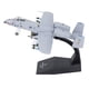 thumbnail image 4 of Modelo de avión de combate a escala 1:100, elegante y moderno modelo de avión de aleación simulada para decoración de colección, 4 of 15