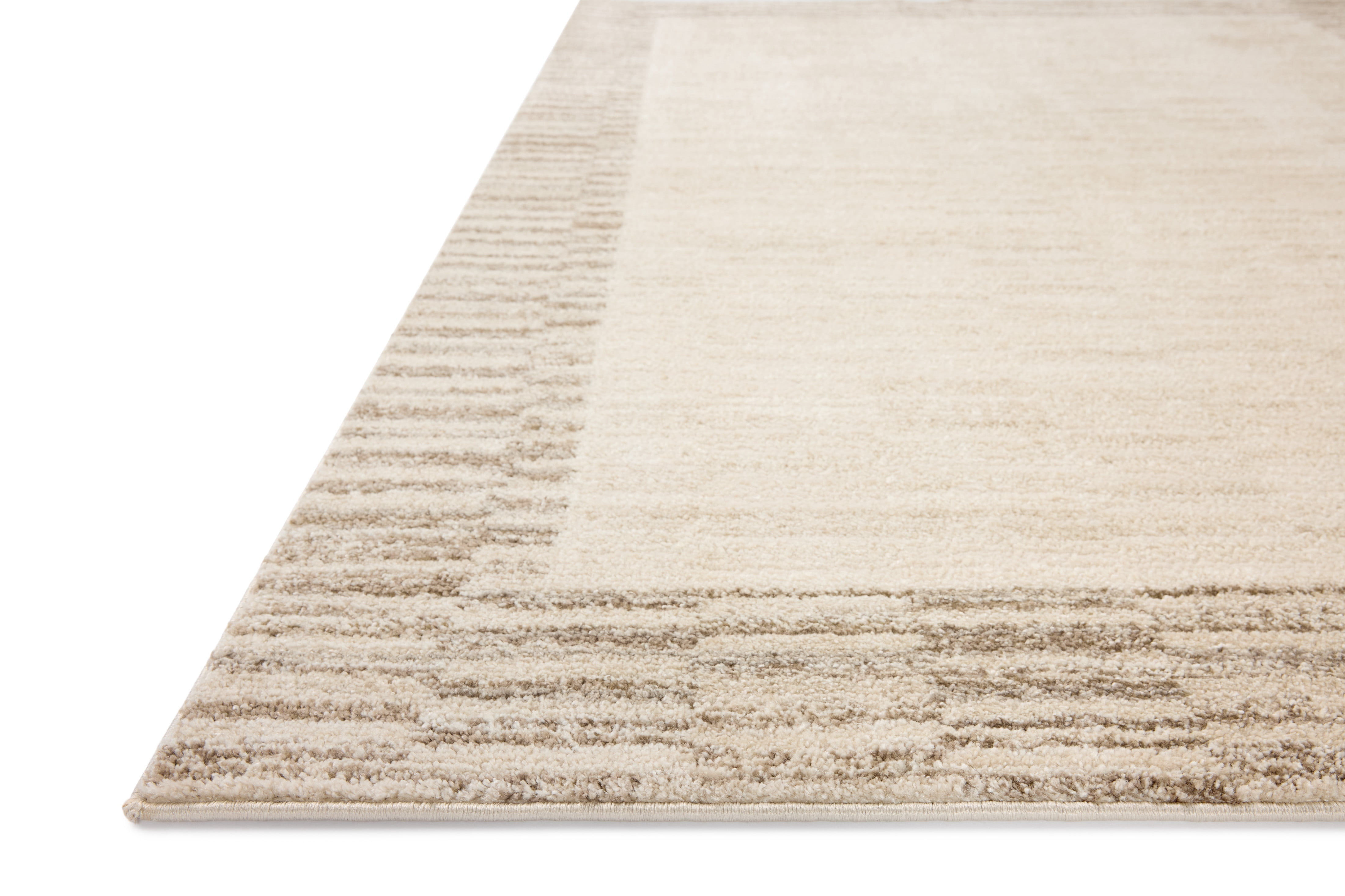 Chris Loves Julia x Loloi Calvin Ivory / Pebble 5'-3" x 7'-6" Area Rug