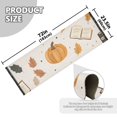 thumbnail image 5 of Yayeee Runner Rug for Bedroom 2'x6' Machine Washable Hallway Non Slip Mat, Beige Fall Pumpkin, 5 of 8