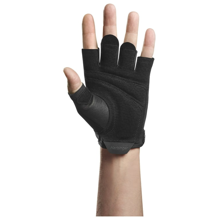 Harbinger Weightlifting Power Gloves 2.0 Black Extra Large