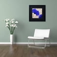 thumbnail image 3 of Trademark Fine Art "Coquelicots Bleues II" Canvas Art by Color Bakery Black Matte, Black Frame, 3 of 4