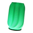 thumbnail image 1 of Lámpara de mesa con jarrón iluminado LED, lámpara de noche con iluminación ambiental impresa en 3D única para Estilo A, 1 of 9