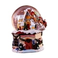 thumbnail image 3 of Caja de música giratoria navideña Bola de nieve Navidad con regalos musicales Navidad 32 música, 3 of 9