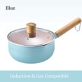 thumbnail image 1 of Estilo japonés nieve olla plana hogar maifan piedra pequeña olla de leche olla de fideos instantáneos suplemento de alimentos para bebés olla antibacteriana sartén antiadherente al por mayor, 1 of 5
