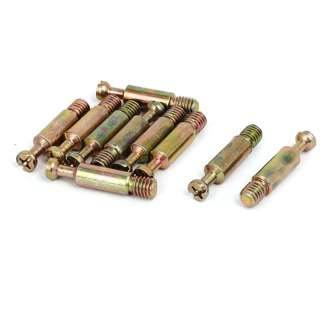 M6 Male Thread 32mm Long Furniture Connecting Fitting Dowels Screws