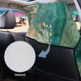 thumbnail image 6 of Xixirimido Sweat Towel Car Seat Cover for Gym Workout Athletic Running Towel for Outdoor Sports Universal Auto Front Seat Protector for Trucks, SUV, Green Marble, 6 of 8