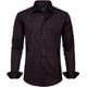thumbnail image 1 of J.VER Camisas de vestir para hombre, camisa formal de manga larga, elástica, sin arrugas, informal, con botones, 1 of 4