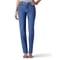 Lee Women's Instantly Slim Straight Leg Jeans - Slimming Tummy Panel, Relaxed Fit