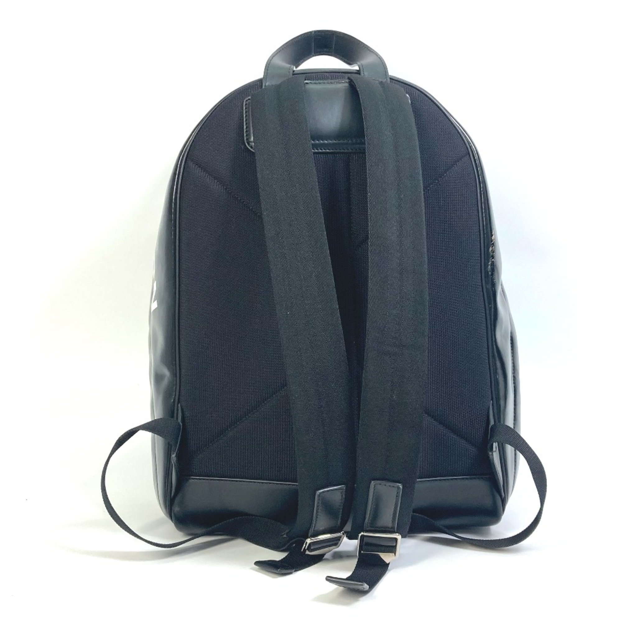 Pre-Owned Burberry 8021908 Backpack Backpack Black White 
