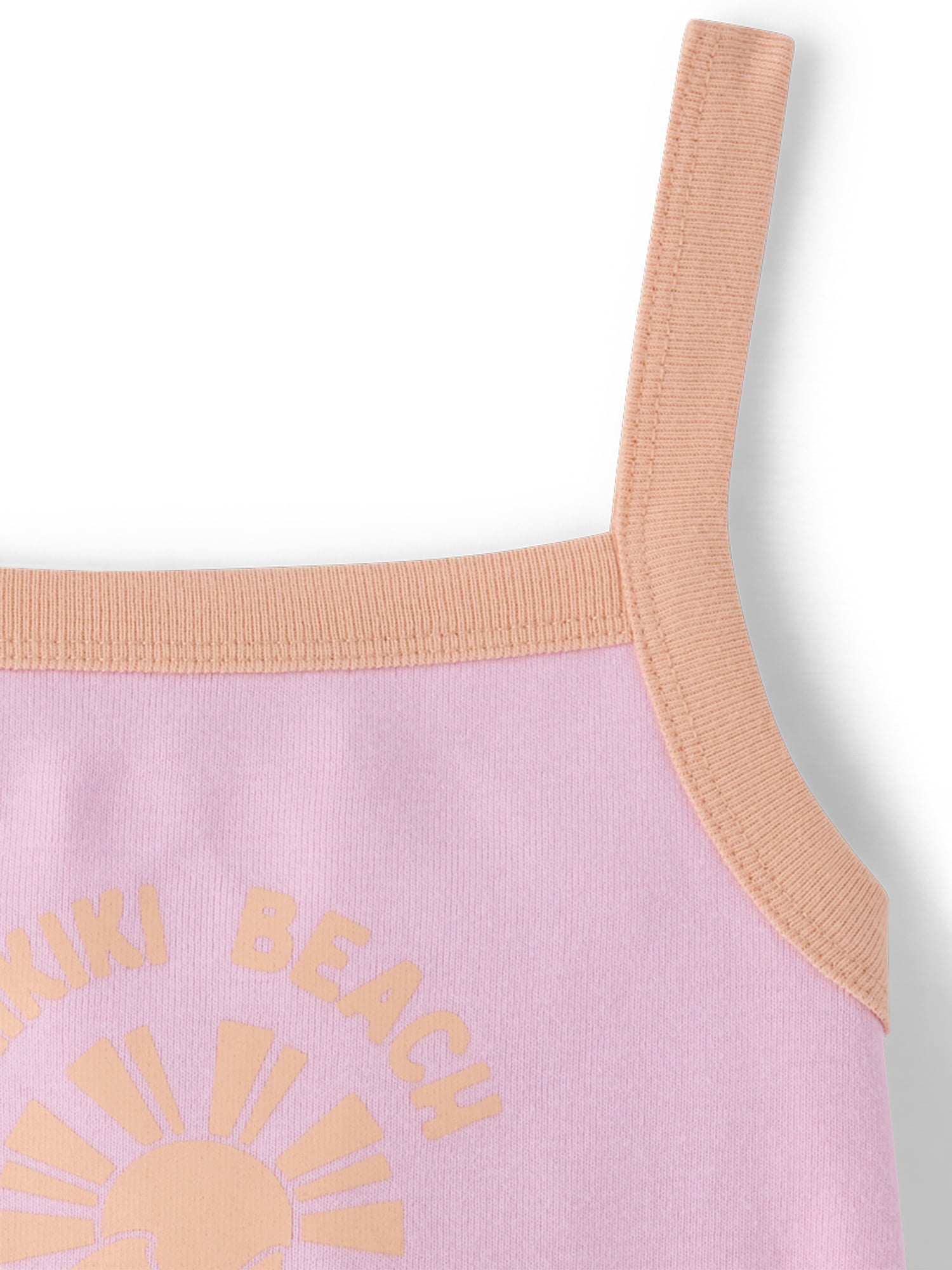 The Children's Place Girls Sleeveless Colorblock Ribbed Graphic Tank Top, Sizes XS-XXL