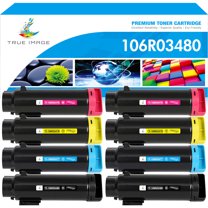 True Image 8-Pack Compatible Toner Cartridge for Xerox 106R03480 Phaser 6510N 6510DNM 6510DNI WorkCentre 6515N 6515DNM 6515DNI Printer (2*Black,2*Cyan,2*Magenta,2*Yellow)