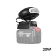 thumbnail image 2 of HIBIBUD 2026 New Jobsite Space Heater Battery Powered 2 Temperature Settings Quiet Operating Compact Suitable for Small Places Foot Warmer Under Desk Space Heater Battery Operated Heater for Car, 2 of 6