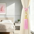 thumbnail image 3 of 2 Pack Curtain Tiebacks with Tassel, Outdoor Decorative Curtain Holdback, Modern Rope Window Curtain Ties Backs Draperies Holder for Office Home Window Decoration, 3 of 7