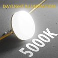 thumbnail image 4 of LED Construction String Lights 50FT, 5000 LM, 5000K Daylight LED String Work Lights, 50W Temporary Lighting for Job Site, 4 of 7