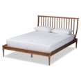 thumbnail image 1 of Baxton Studio Abel Walnut Brown Finished Wood Queen Size Platform Bed, 1 of 11