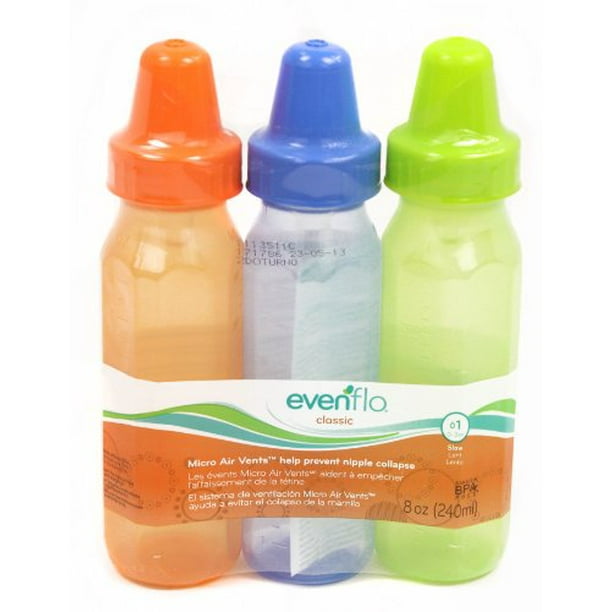 Evenflo 3 Conteo Classic Ligero Tinte Nurser, 8 Onza
