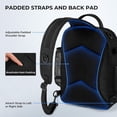 thumbnail image 6 of KastKing BaitSpace Fishing Sling Bag, Fishing Backpack with Rod & Beverage Holder, Tackle Bag for Fishing Gear, 6 of 8