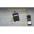 thumbnail image 3 of 10 Mini Carry-on Luggage Tags Pack - Flip open cover, ID Sticker - Black, 3 of 5