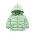 thumbnail image 6 of UP TO 15% OFF! Toddler Baby Girls Boys 3D Dinosaur Hooded Jacket Autumn Winter Coat Kids Zipper Up Outwear Warm Clothes, 6 of 6